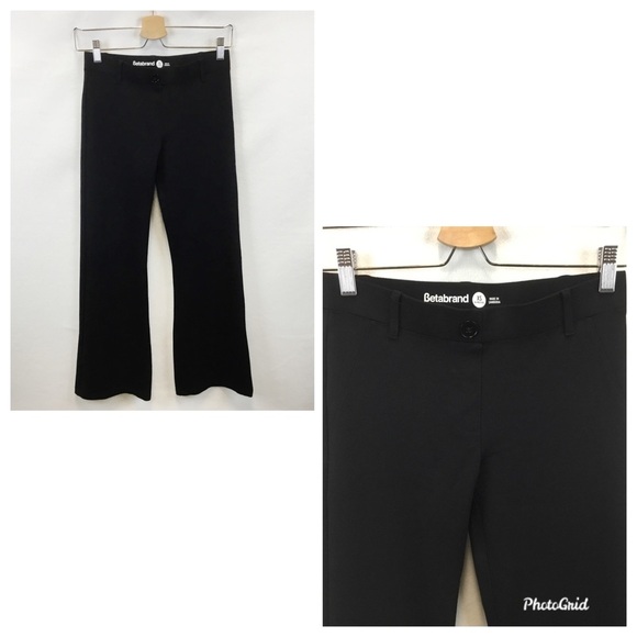 Betabrand Boot Cut Classic Dress Pant Yoga Pants Style W0104-BK - Picture 1 of 7